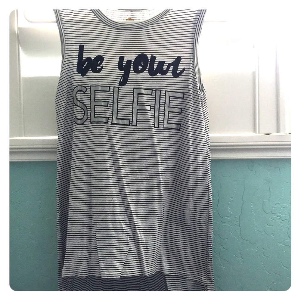 Tank top with saying